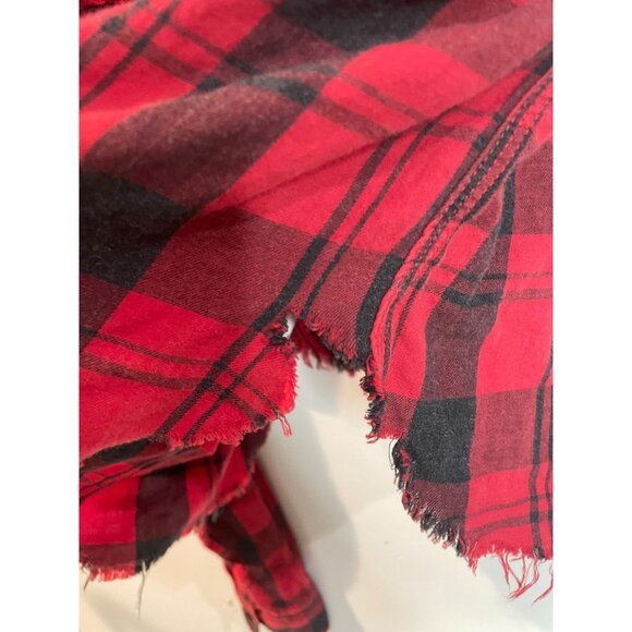 M.J. Soffe Indiana Hooded Sweatshirt With Plaid Flannel Bottom Size M - Picture 10 of 16